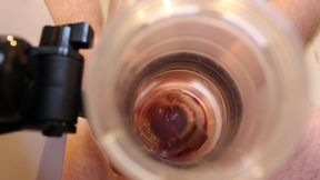 Cumming in my flesh light twice (internal and rear view)