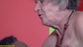 80 Years Old Granny First Time Interracial Fucked