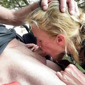 BLOWJOB AND CUM IN MOUTH IN THE MONTAIN ( by WILDSPAINCOUPLE )