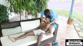 ”SOUTHERNSTROKES Christian Escobar Takes Justin Host Raw Prick”