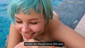 Freshly waxed stepsis strips down &mdash;  flaunts her fresh new booty to bro