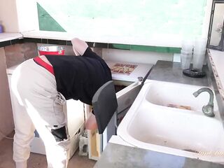 AuntJudysXXX - Slutty mother I'd like to fuck on Holiday JoJo Seduces the Waiter