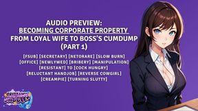 Part 1: Becoming Corporate Property - From Loyal Wife To Boss’s Cumdump