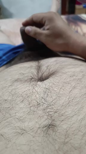 Caressing me after training