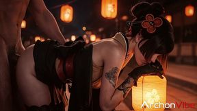 slutty chiori was found near the streets, where she give a blowjob to anyone who wants one[ai]
