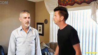 Richard Lennox dominates Jeff Drizzle with his juicy, grey-haired head