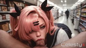 the security guard caught nicole demara trying to steal something, and agreed to let her go on one condition...[ai]