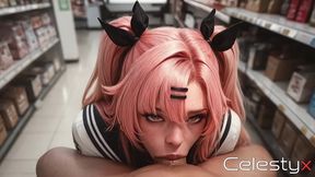 the security guard caught nicole demara trying to steal something, and agreed to let her go on one condition...[ai]