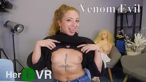 Venom Evil - VR Casting; Hot Amateur Bad Chick Casting Call