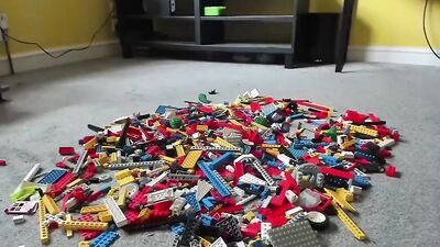 Walking Barefoot on LEGO