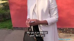 Sexy teacher Agnes White fucking in a car for e