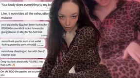 Findom Brat Brags About Earnings April 26