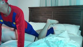 Mario Fucking Tgirl with His Mushroom