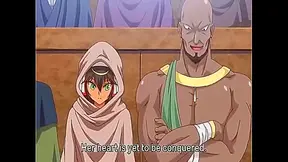 Submissive Demon Slave Begs for Mercy in Busty Mistress Erotic Grasp