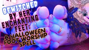 CurvySoleGoddess: Bewithced by Her Enchanting Feet: A Halloween Foot Worship Spell
