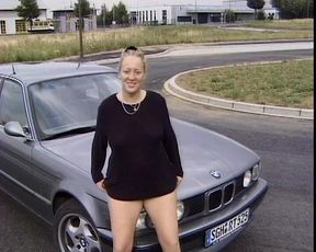 German MILF Pissing Blonde