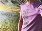 Almost Caught Jerking Under Bridge