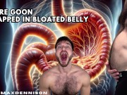 Giant vore bloated belly goon