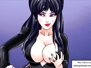 JOI doble. Sexo con mujer demonio. Sonidos orgasmo y garganta.