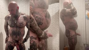 jason collins morning wood jerk off in the shower!