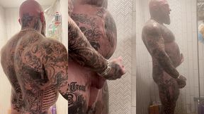 jason collins morning wood jerk off in the shower!