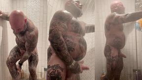 jason collins morning wood jerk off in the shower!