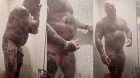 jason collins morning wood jerk off in the shower!