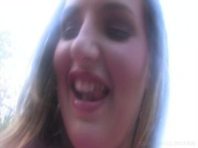 Busty Blonde Sucks Hard Cock