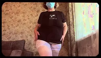 Sultry Seduction: White Panties and Big Boobs