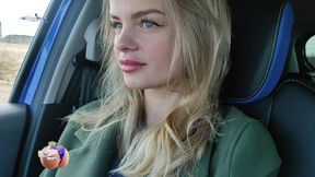 I Gave A Ride To A Hitchhiker For A Cumshot In His Mouth. Part 1 - Swife Katy