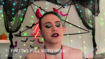 iwillbeyourmuse - Muse's Devilish Denial: Green-Haired Goddess Teases Cum