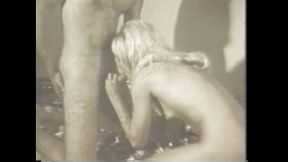 Incredible vintage sex scene with a nasty blonde girl