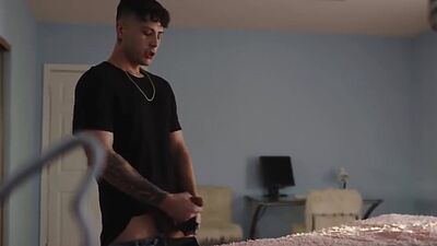 Skinny TS stepmother bareback fucked by her handsome stepson