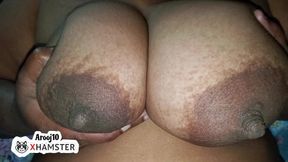 Big Natural Ebony Boobs Close up