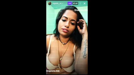 Suganthi hot tongue and saree Spit and drool