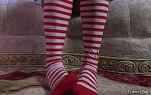 Alt babe in chains fucked by tranny