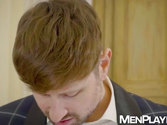Submissive Drew Dixon is dominated and barebacked by tailor Manuel Skye