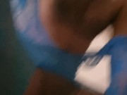 I'm trying my wife 23cm dildo ⬇️🌶 انجرب في ديلدو مرتي المالطيا