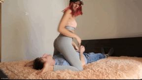 n100 Beautiful Princess, Joel Face Sitting Ass Smelling Yoga Pants
