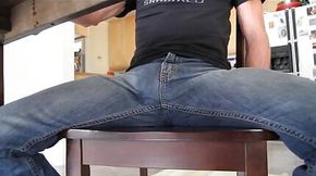 Handsfree cumshot inside my jeans