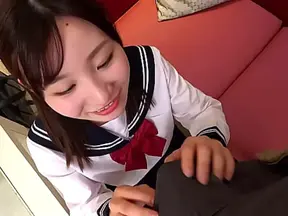 An 18-year-old active brass band member and her have sex. When she sucks his dick, her cunt gets soaked. The black-haired neat climaxes too unexpectedly!