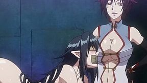 Tied up skank has no other choice but to take that dildo up her tight muff