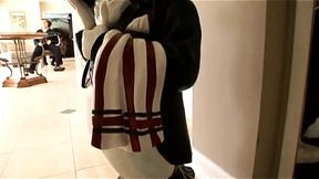 Interracial Threesome for a Black Pussy Slammed by Black and White Cocks