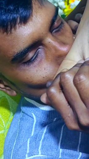Emotional moment from &quot;Desi hot young Sasu Maa and Damat they had sex together when his daughter was not home.&quot;