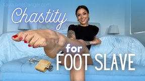 Chastity for Foot Slave