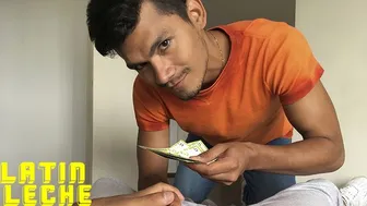 Slender Latin amateur Josue gets facial after POV m+m fucking