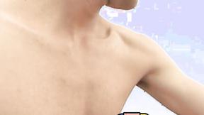 ”Petite twink gives a sloppy blowjob & ends up railed hard”