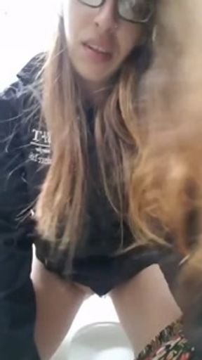 PEEING IN PUBLIC RESTROOM