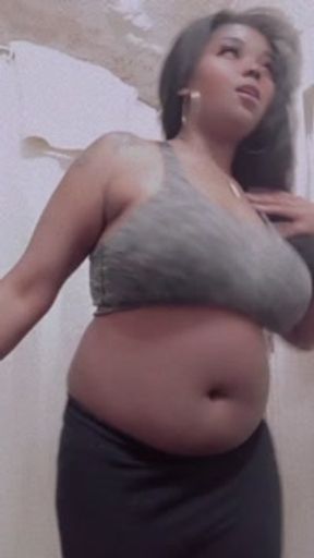 SEXT EBONY STRIP TEASE || tele: goddesstiva444 for custom content &amp; video calls