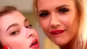 Stepmom and Daughter play Adult games ( Group fucking )